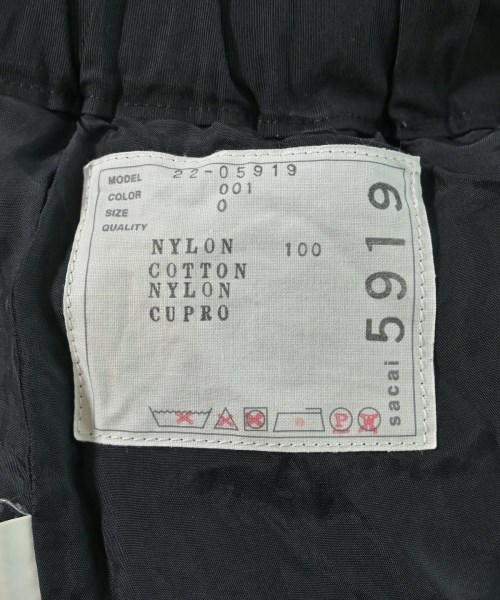 sacai（サカイ）その他 黒 サイズ:0(XS位) レディース/2200679667100