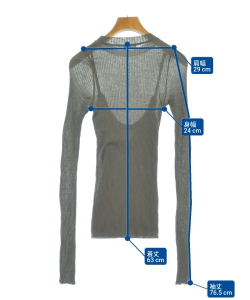 sacai（サカイ）ニット・セーター グレー サイズ:1(S位) レディース/2200672817083