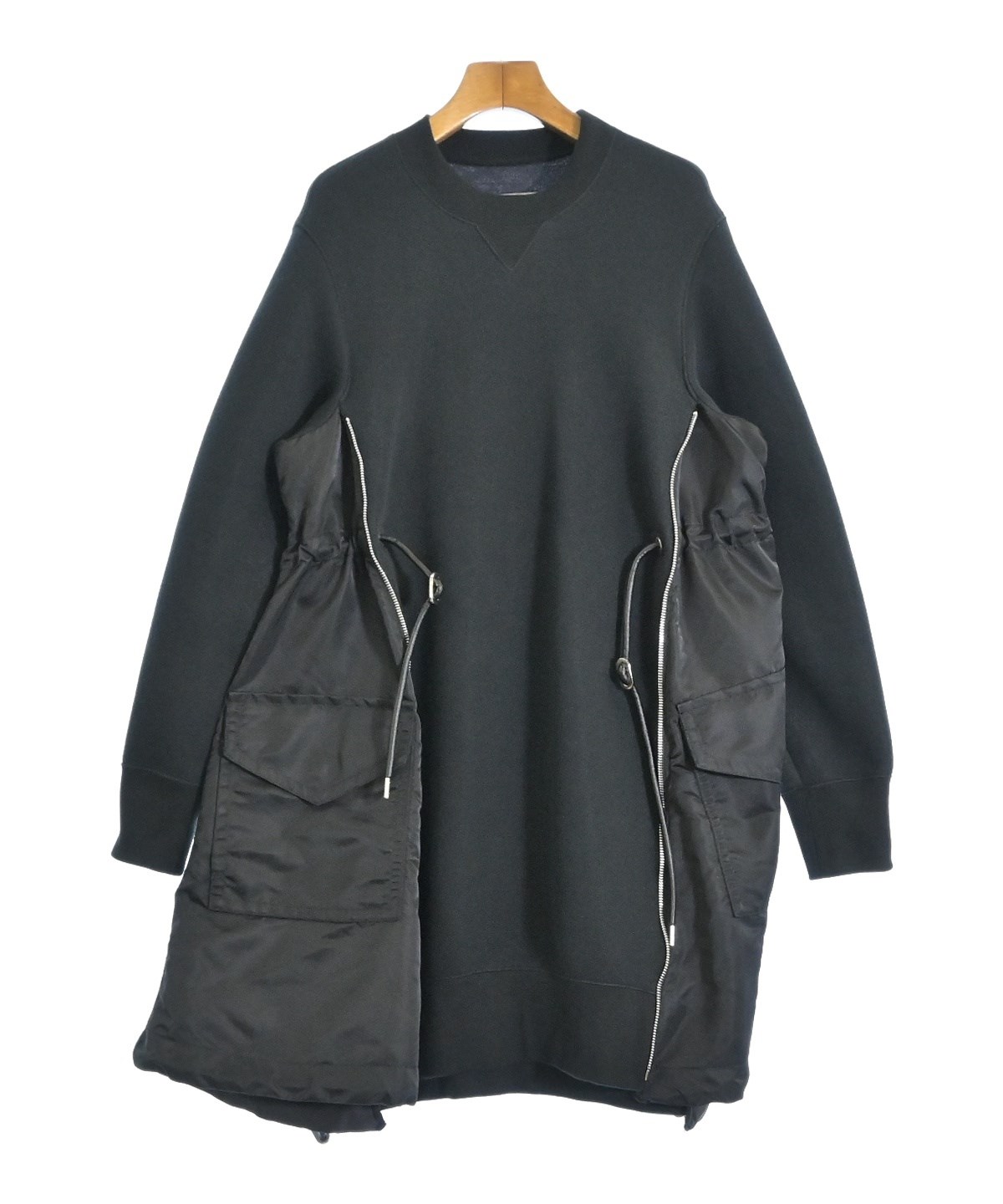 sacai（サカイ）ワンピース 黒 サイズ:2(M位) レディース