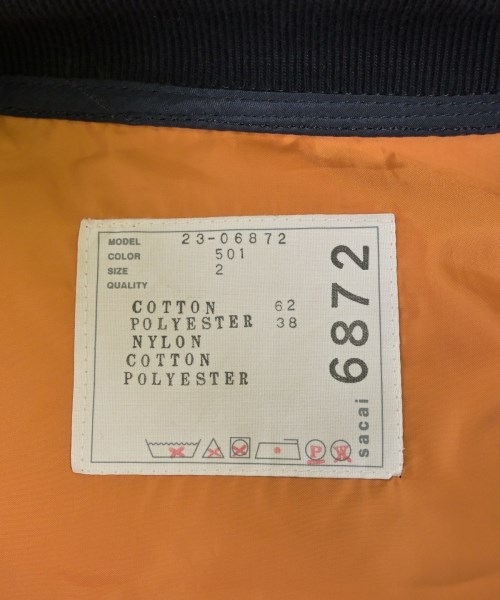 sacai（サカイ）ミリタリーブルゾン 紺 サイズ:2(M位) レディース/2200680648037