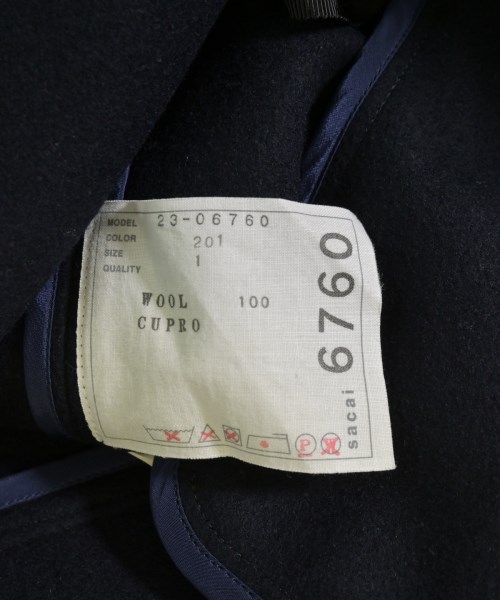 sacai（サカイ）ひざ丈スカート 紺 サイズ:1(S位) レディース/2200681661080