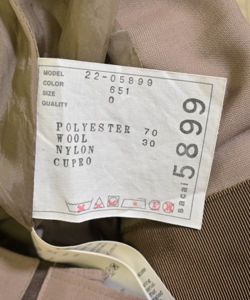 sacai（サカイ）ロング・マキシ丈スカート 茶 サイズ:0(XS位) レディース/2200689462016