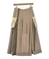 sacai（サカイ）ロング・マキシ丈スカート 茶 サイズ:0(XS位) レディース/2200689462016