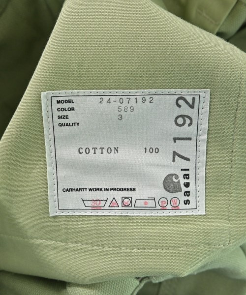 sacai（サカイ）ショートパンツ 緑 サイズ:3(L位) レディース/2200693919162