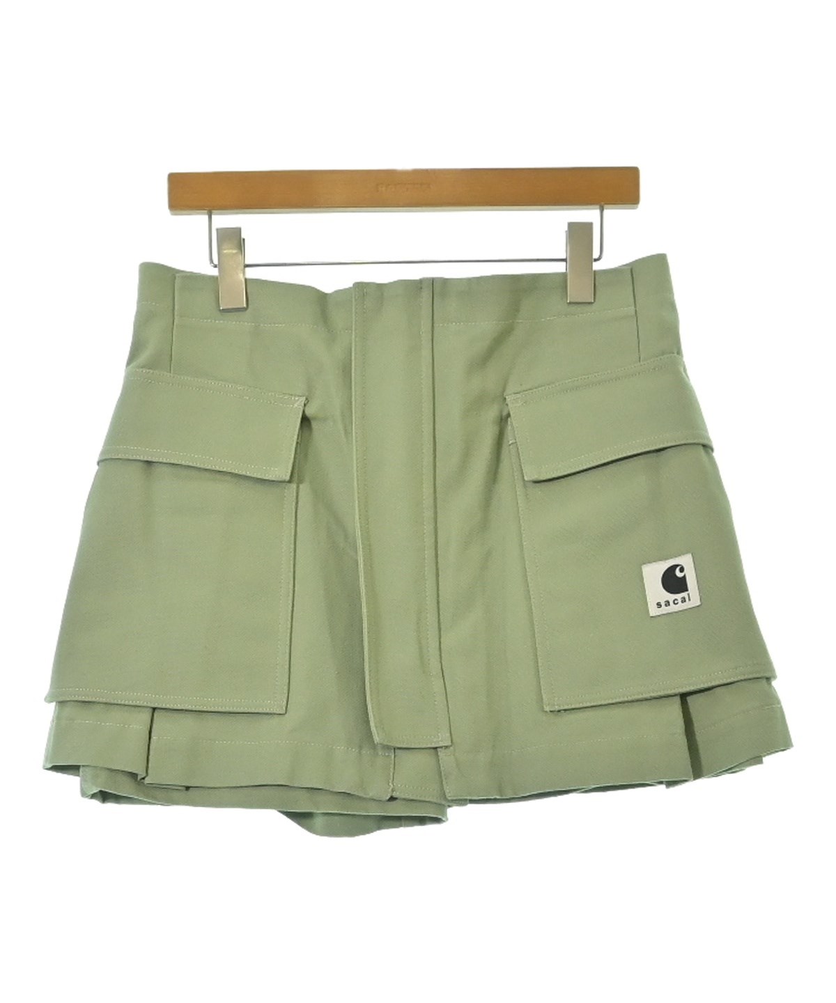 sacai（サカイ）ショートパンツ 緑 サイズ:3(L位) レディース