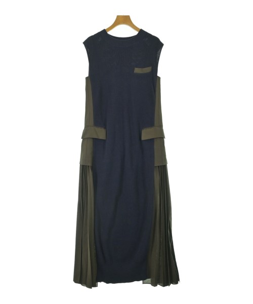 sacai(サカイ)ワンピース 紺 サイズ:1(S位)/2200672718083