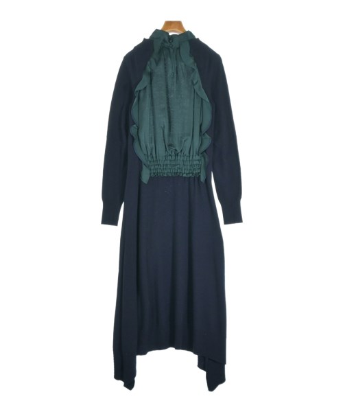 sacai（サカイ）ワンピース 紺 サイズ:2(M位) レディース/2200687976027