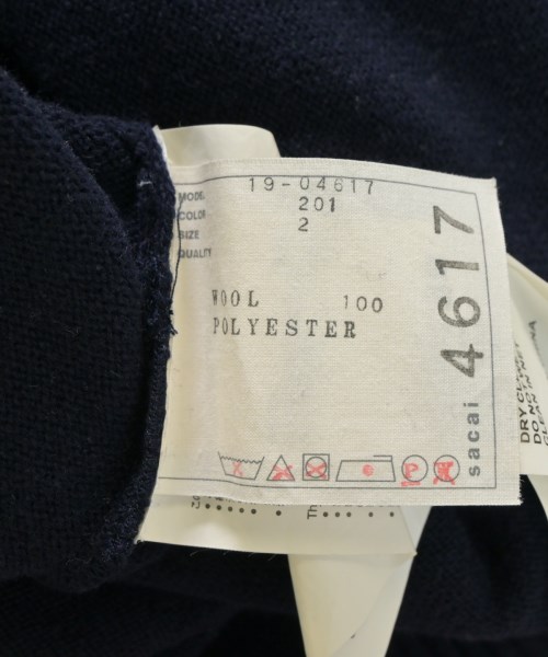 sacai（サカイ）ワンピース 紺 サイズ:2(M位) レディース/2200687976027