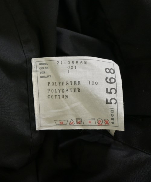 sacai（サカイ）ブラウス 黒 サイズ:1(S位) レディース/2200694683062