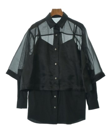 sacai（サカイ）ブラウス 黒 サイズ:1(S位) レディース/2200694683062