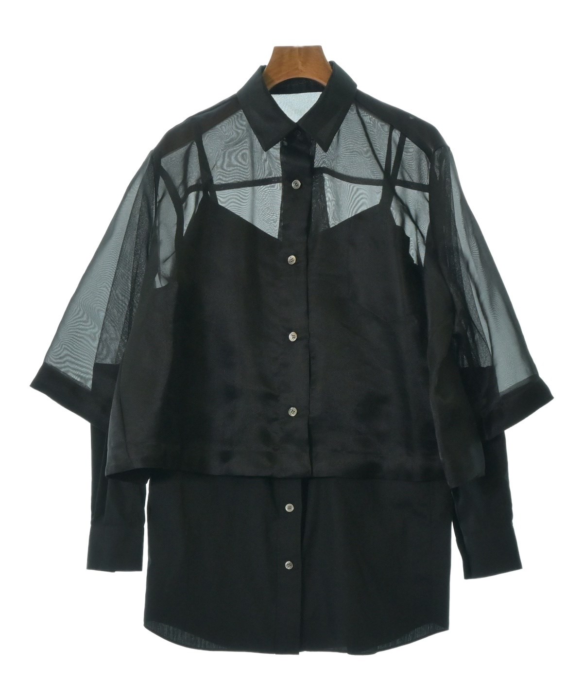 sacai（サカイ）ブラウス 黒 サイズ:1(S位) レディース/2200694683062