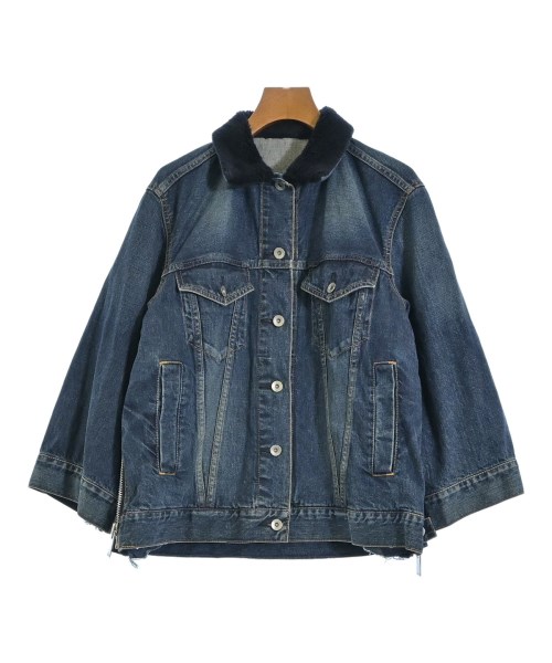 sacai(サカイ)デニムジャケット 紺 サイズ:2(M位)/2200694186013