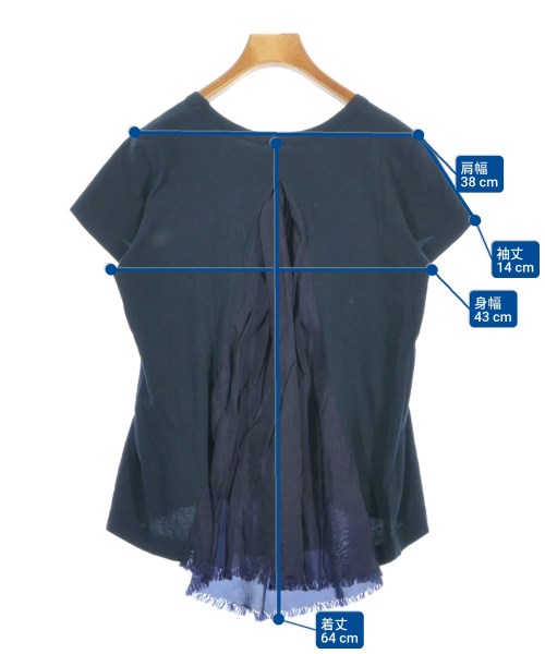 sacai（サカイ）Tシャツ・カットソー 紺 サイズ:3(L位) レディース/2200694186068