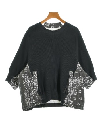 sacai（サカイ）カジュアルシャツ 黒 サイズ:3(L位) レディース