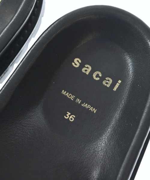 sacai（サカイ）サンダル 黒 サイズ:EU36(22.5cm位) レディース/2200695413019