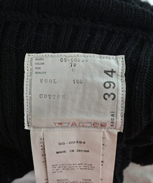 sacai（サカイ）ニット・セーター 紺 サイズ:0(XS位) レディース/2200693990208
