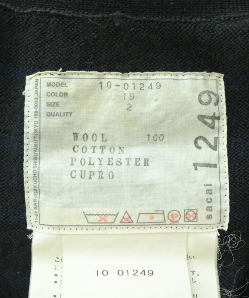 sacai（サカイ）カーディガン 黒 サイズ:2(M位) レディース/2200696002038