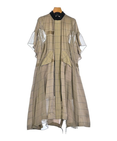 sacai(サカイ)ワンピース 茶 サイズ:1(S位)/2200696761010
