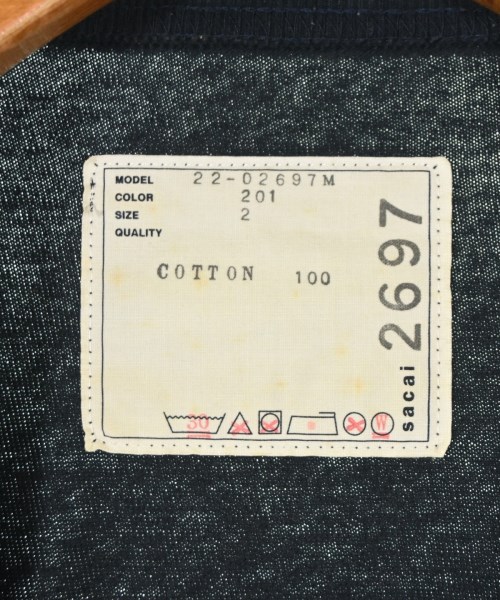 sacai（サカイ）Tシャツ・カットソー 紺 サイズ:2(M位) メンズ/2200697426048
