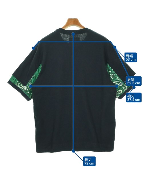 sacai（サカイ）Tシャツ・カットソー 紺 サイズ:2(M位) メンズ/2200697426048