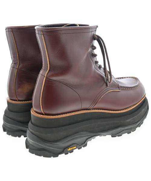 sacai（サカイ）ブーツ 茶 サイズ:EU41(26cm位) メンズ/2200697426062