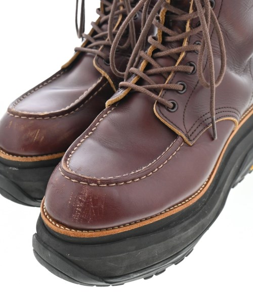 sacai（サカイ）ブーツ 茶 サイズ:EU41(26cm位) メンズ/2200697426062
