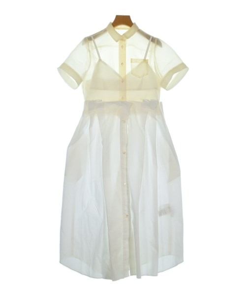 sacai(サカイ)シャツワンピース 黄 サイズ:1(S位)/2200698078017