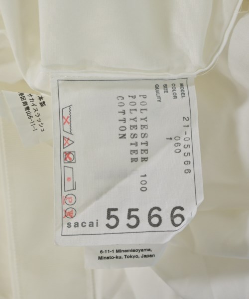 sacai（サカイ）シャツワンピース 黄 サイズ:1(S位) レディース/2200698078017