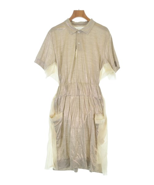 sacai(サカイ)ワンピース ベージュ サイズ:3(L位)/2200696690495