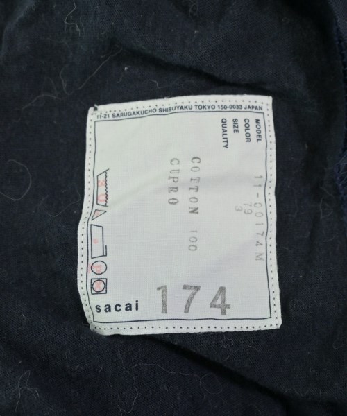sacai（サカイ）Tシャツ・カットソー 紺 サイズ:3(L位) レディース/2200696690754