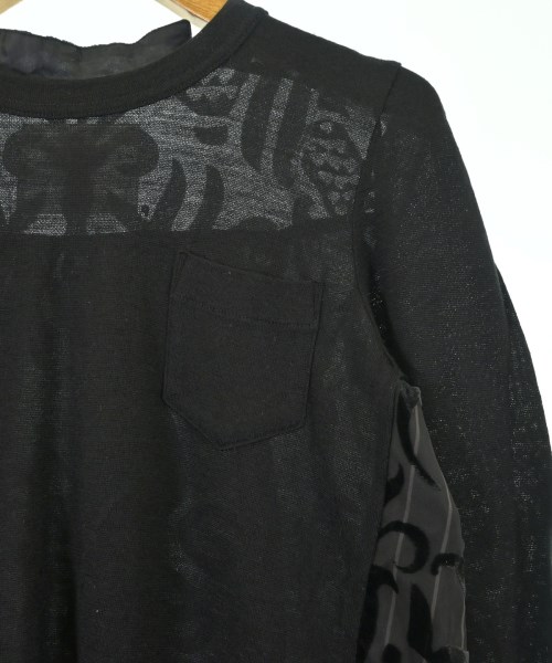 sacai（サカイ）Tシャツ・カットソー 黒 サイズ:1(S位) レディース/2200698266179