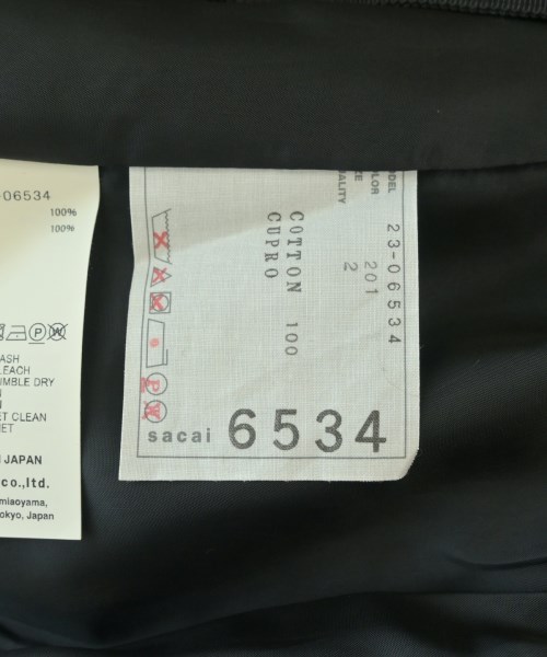 sacai（サカイ）カジュアルシャツ 紺 サイズ:2(M位) レディース/2200698368064