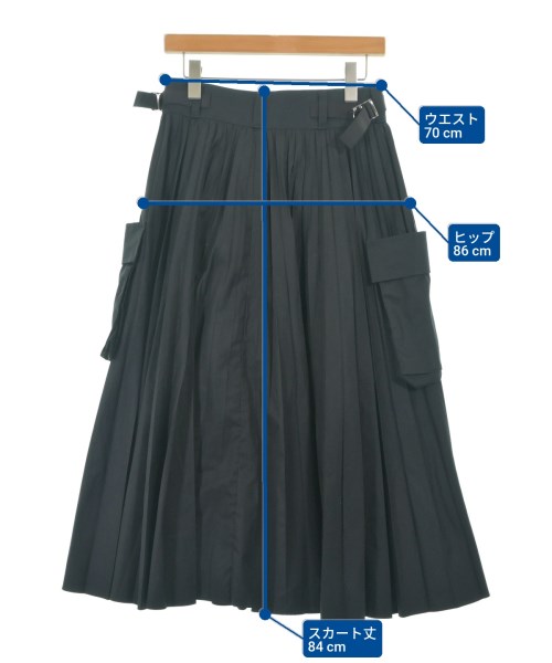 sacai（サカイ）ロング・マキシ丈スカート 黒 サイズ:2(M位) レディース/2200698772014