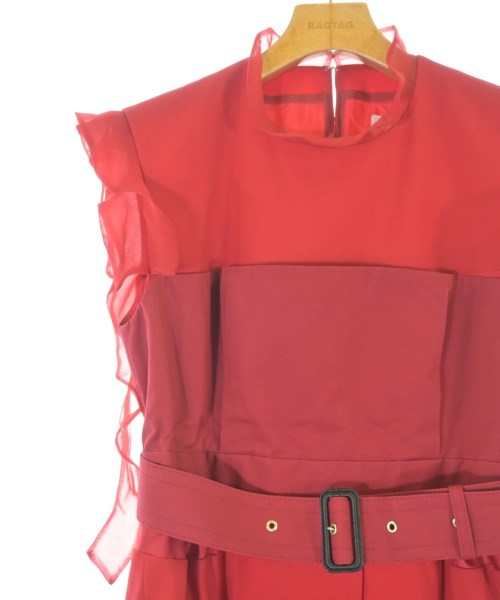 sacai（サカイ）ワンピース 赤 サイズ:2(M位) レディース/2200695841034