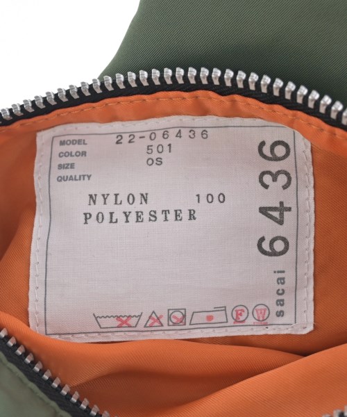 sacai（サカイ）ポーチ カーキ サイズ:- レディース/2200698888074