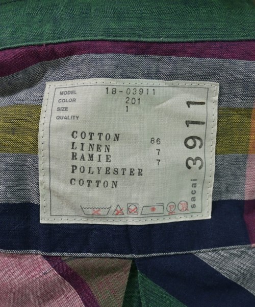sacai（サカイ）ワンピース 緑 サイズ:1(S位) レディース/2200698979017