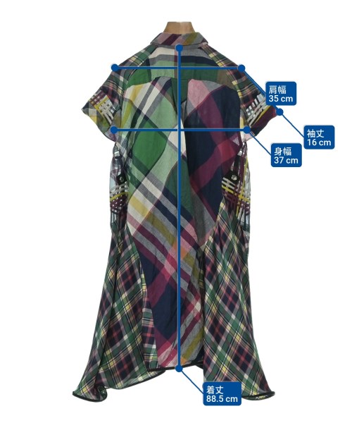 sacai（サカイ）ワンピース 緑 サイズ:1(S位) レディース/2200698979017