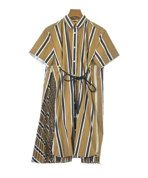 sacai(サカイ)シャツワンピース 茶 サイズ:1(S位)/2200698979062