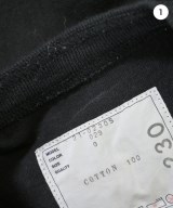 sacai（サカイ）Tシャツ・カットソー 黒 サイズ:0(XS位) メンズ/2200699249072