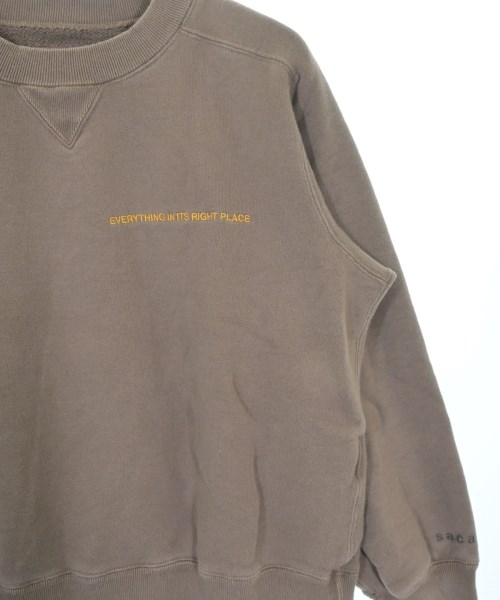 sacai（サカイ）スウェット 茶 サイズ:0(XS位) レディース/2200699599054