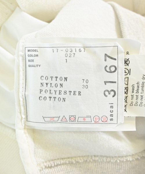 sacai（サカイ）スウェット グレー サイズ:1(S位) レディース/2200700531028