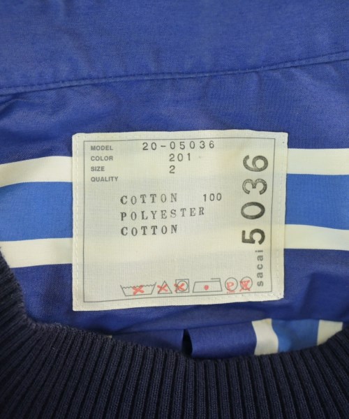 sacai（サカイ）ワンピース 青 サイズ:2(M位) レディース/2200698765092