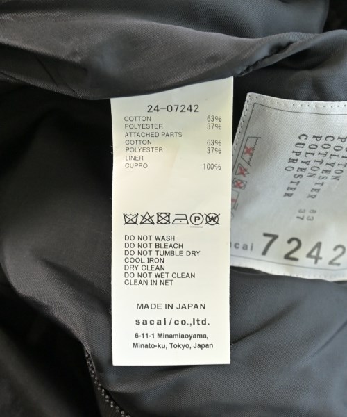 sacai（サカイ）その他 黒 サイズ:2(M位) レディース/2200701003012