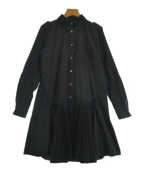 sacai(サカイ)シャツワンピース 黒 サイズ:1(S位)/2200698754041