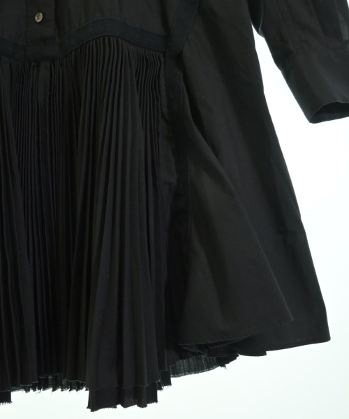 sacai（サカイ）シャツワンピース 黒 サイズ:1(S位) レディース/2200698754041