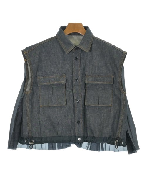 sacai(サカイ)ベスト 紺 サイズ:1(S位)/2200701406066
