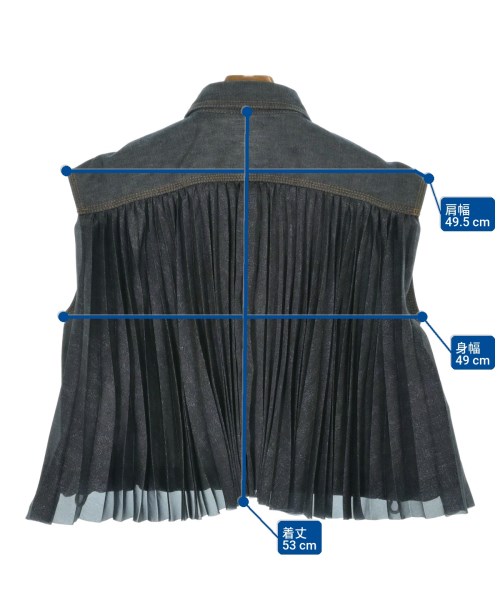sacai（サカイ）ベスト 紺 サイズ:1(S位) レディース/2200701406066
