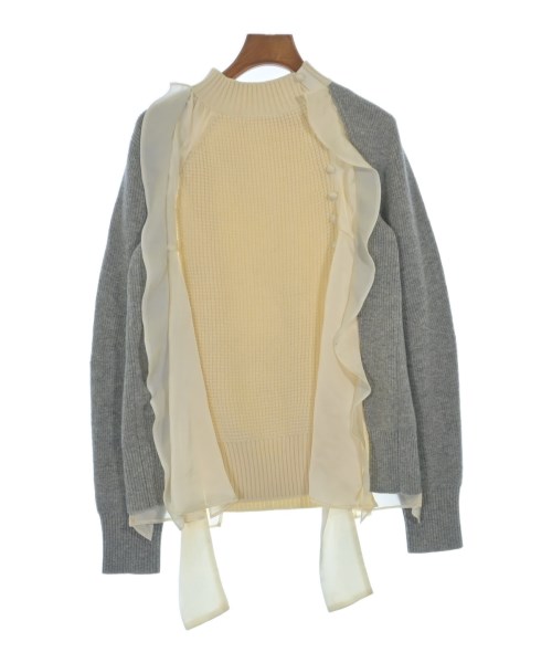 sacai(サカイ)ニット・セーター 白 サイズ:1(S位)/2200698855014