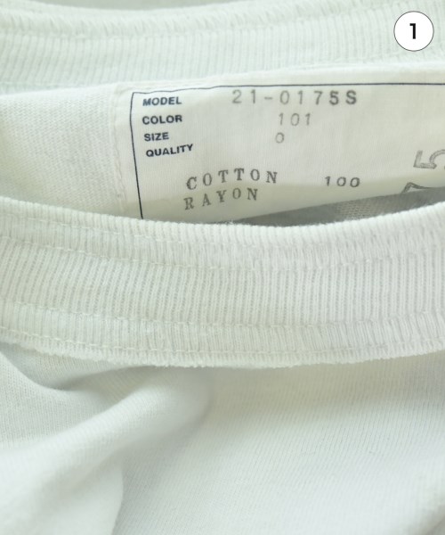 sacai（サカイ）Tシャツ・カットソー 白 サイズ:0(XS位) レディース/2200701687014