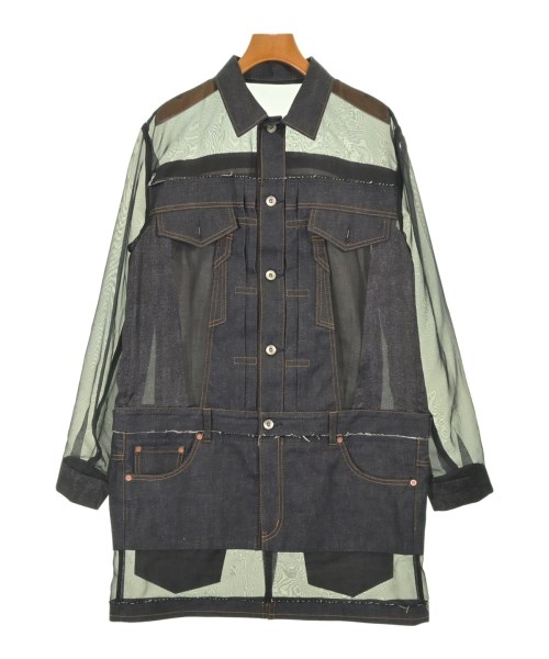 sacai(サカイ)シャツワンピース 紺 サイズ:2(M位)/2200701778064